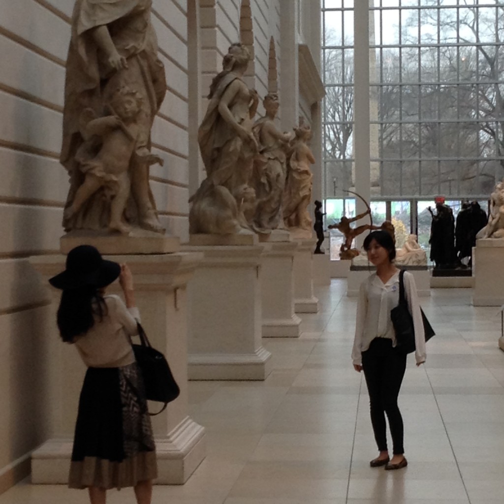 Having a great time at the Met